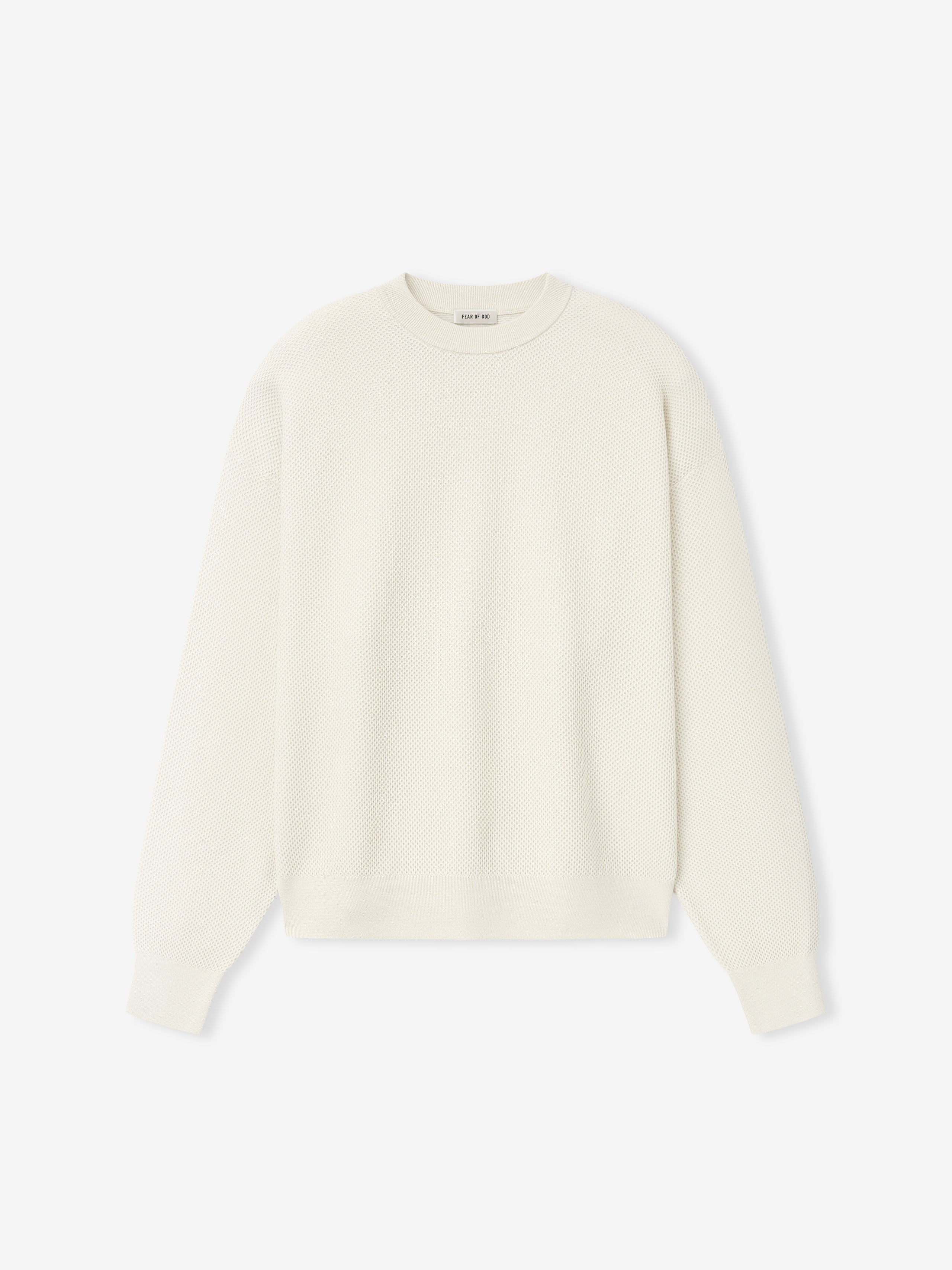 Wool Cotton Sport Mesh Knit Sweater – Fear of God