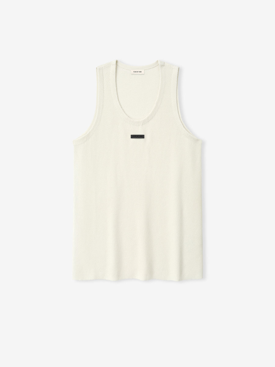 Knitted Tank Top Cream / XS view 1