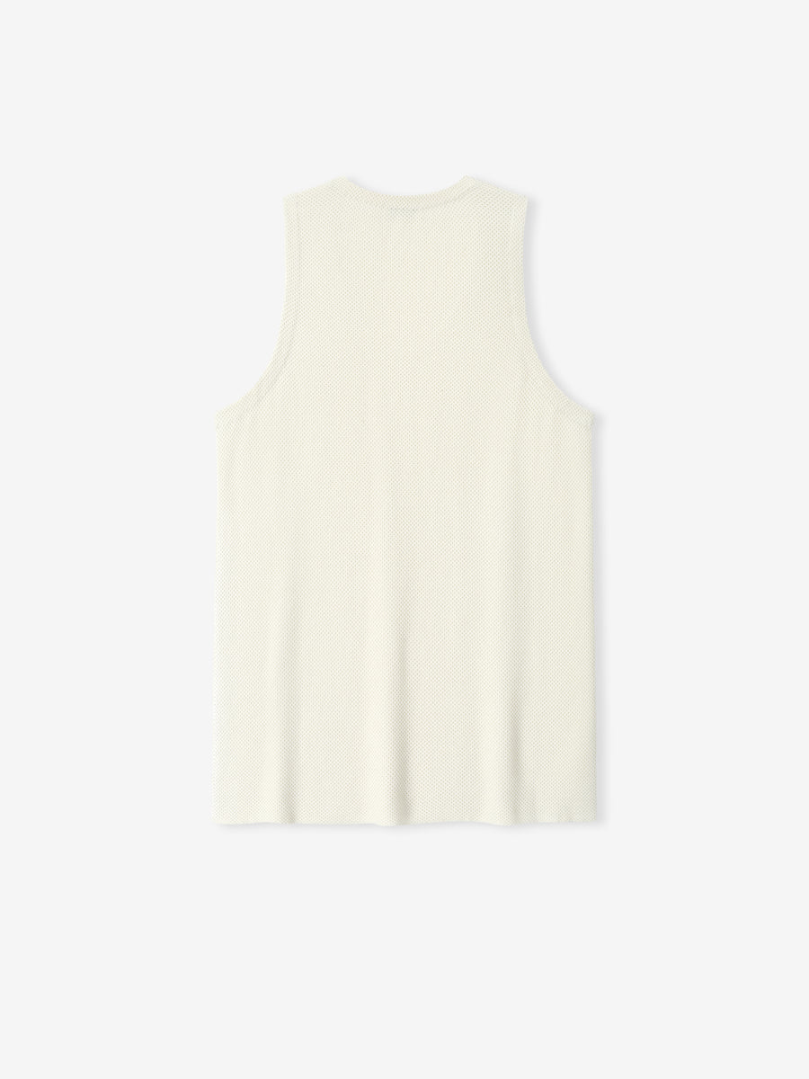 Knitted Tank Top Cream / XS view 4
