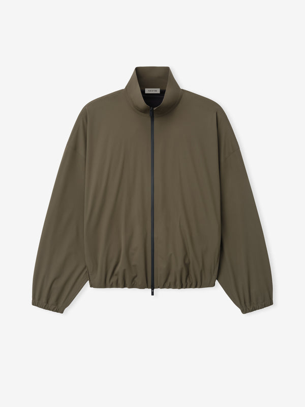 Bonded Nylon Tech Track Jacket view 2