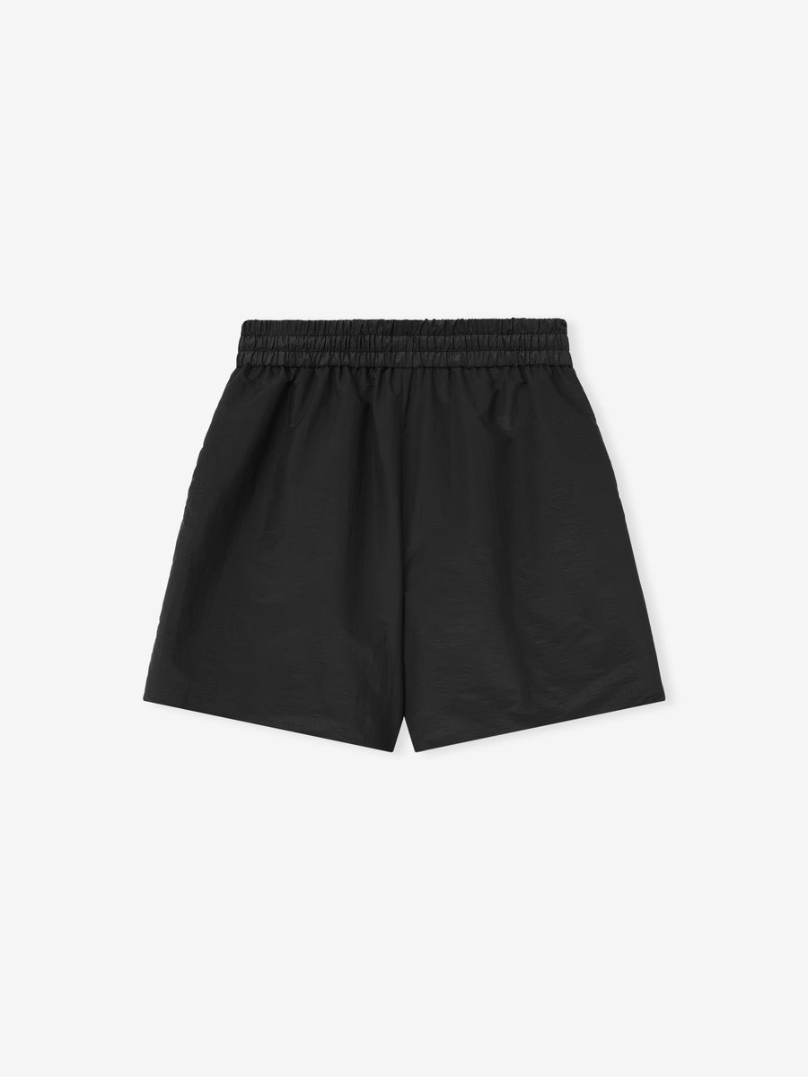 Nylon Taffeta Padded Sport Short Off Black / XS view 2