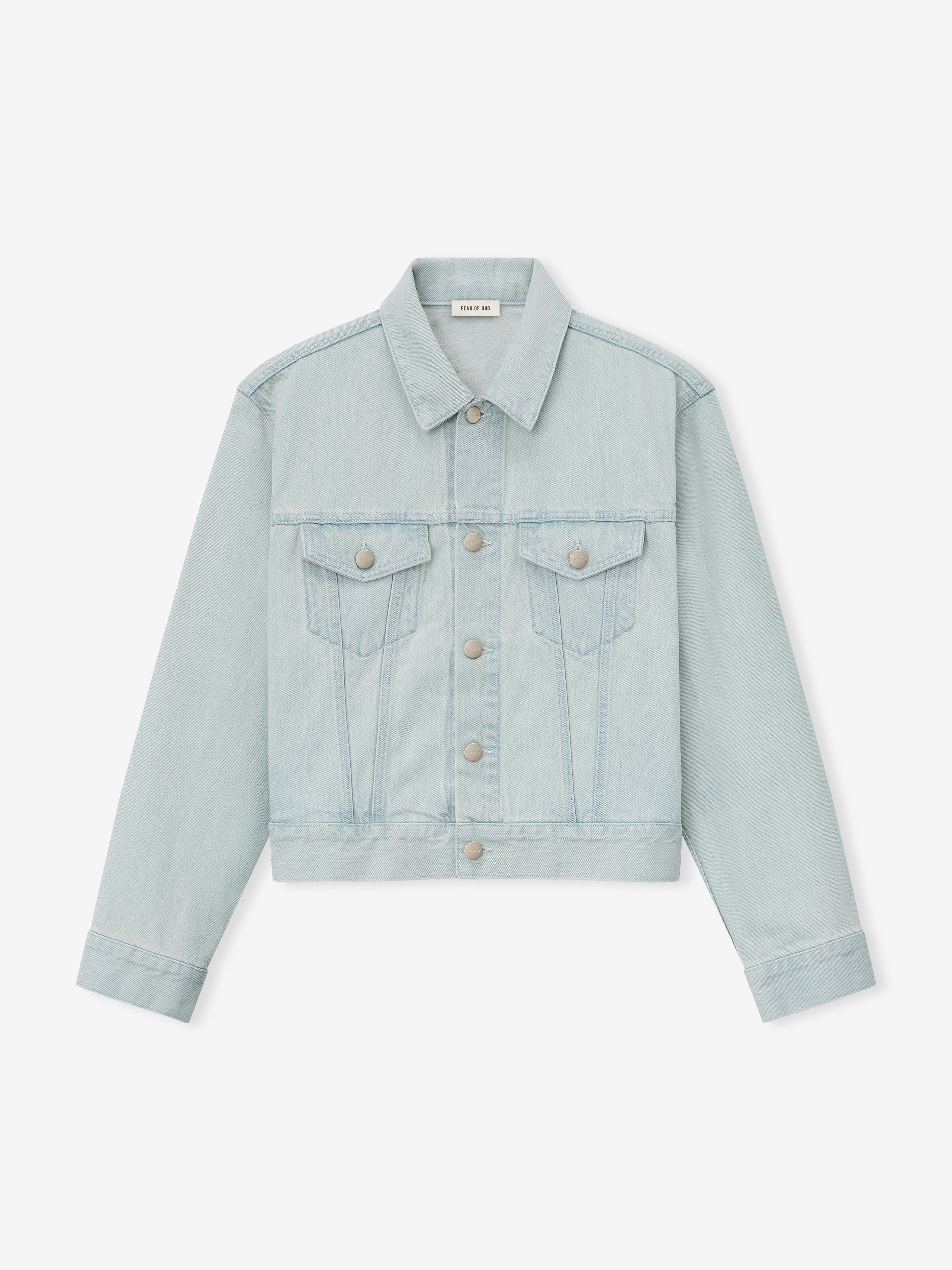 つぼつぼ　fear of god デニム Bleached Denim Classic Trucker Jacket – Fear of God