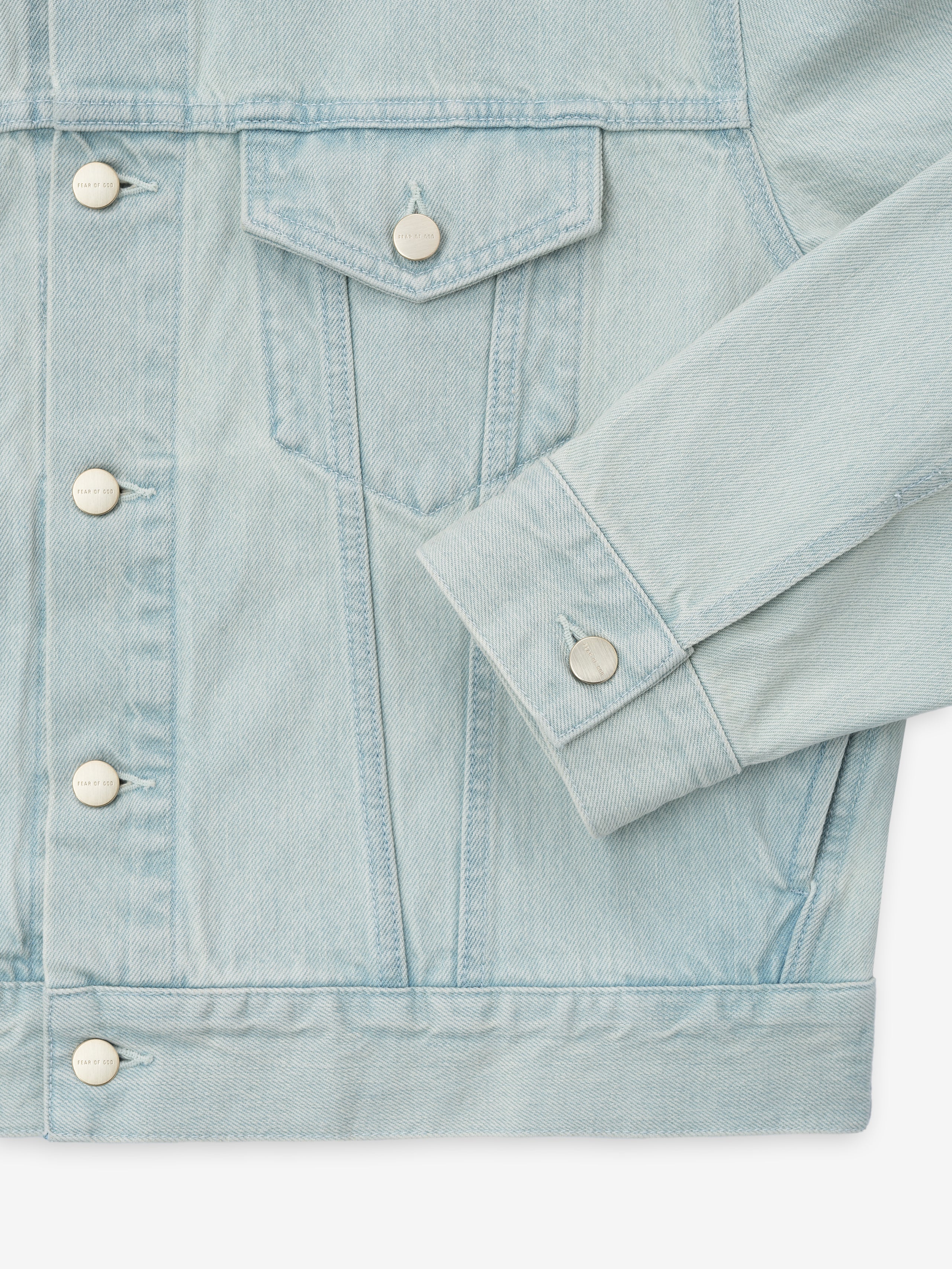 Bleached Denim Classic Trucker Jacket – Fear of God