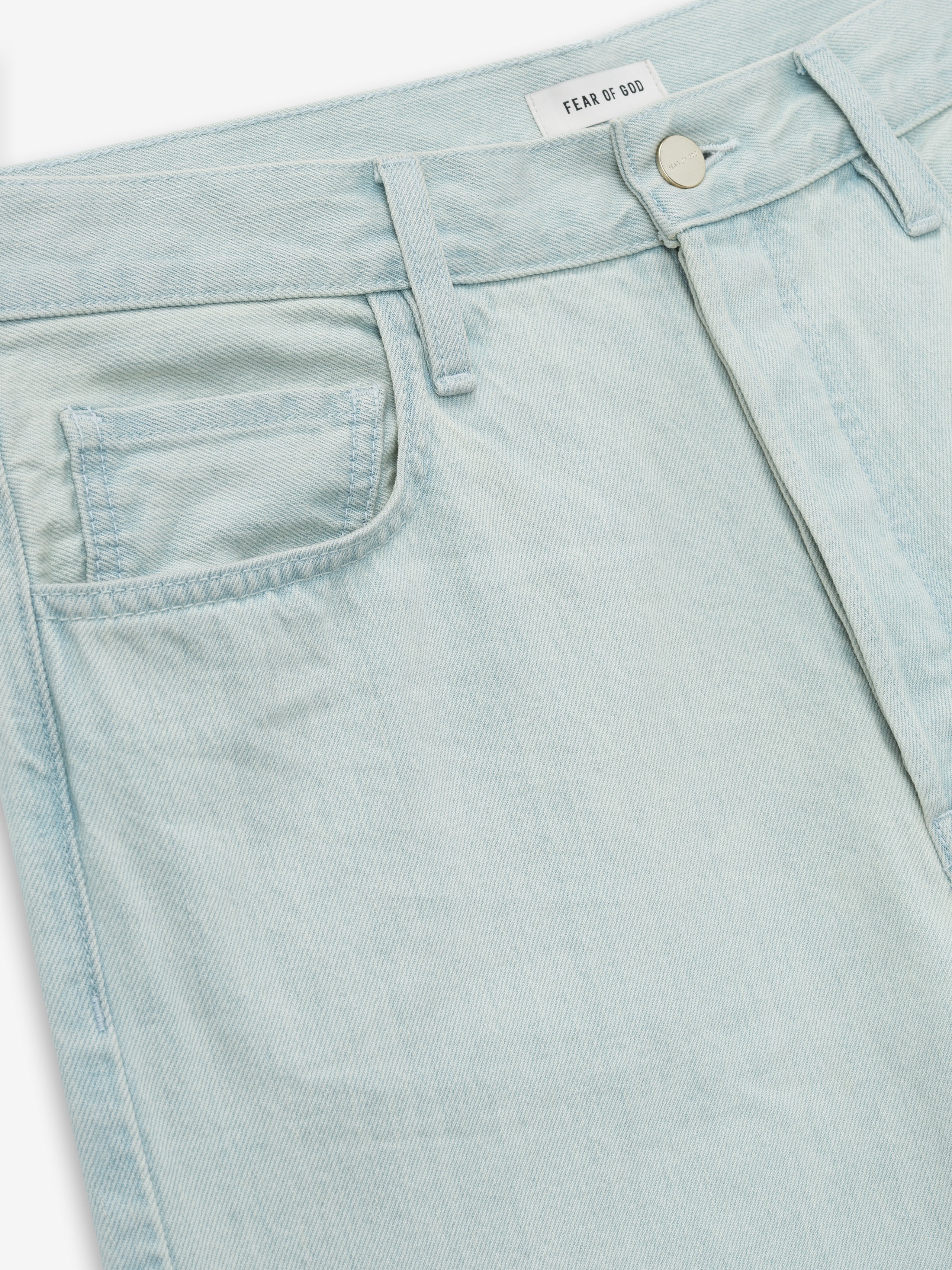 Bleach Washed Denim Straight 5 Pocket – Fear of God