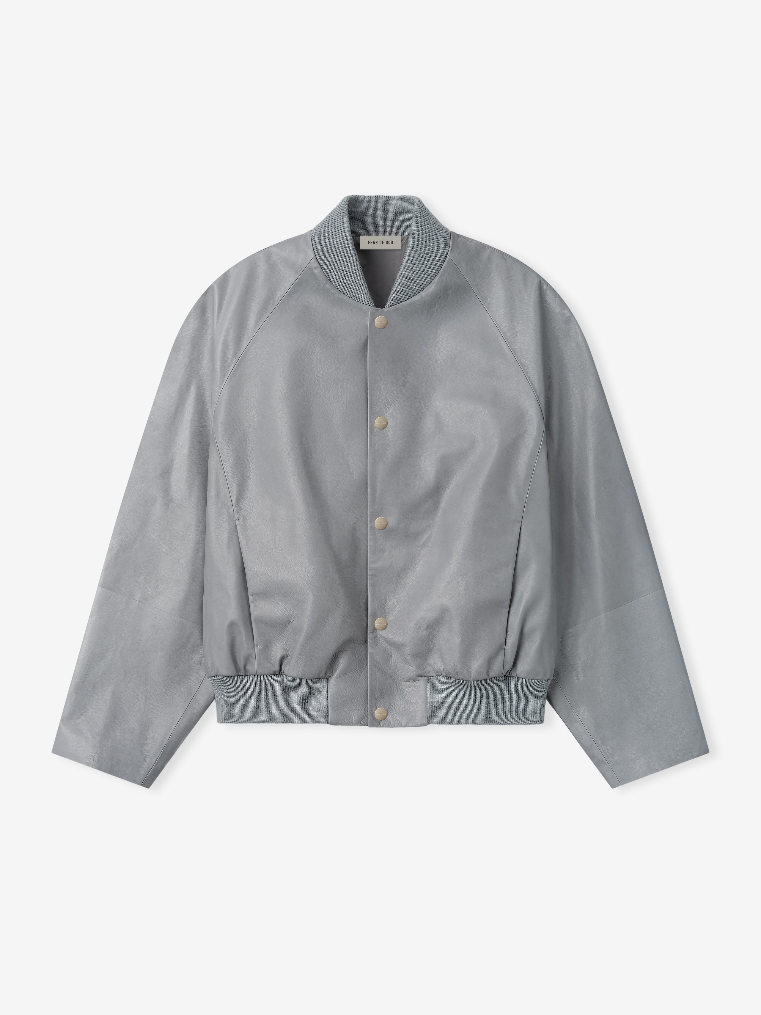 Leather 9 Raglan Bomber Jacket – Fear of God