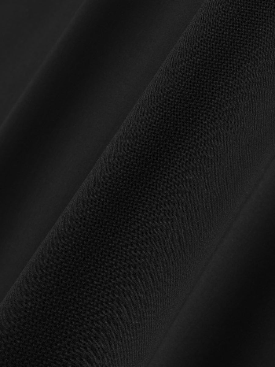 Easy Care Wool Relaxed Tee Black / XS view 4