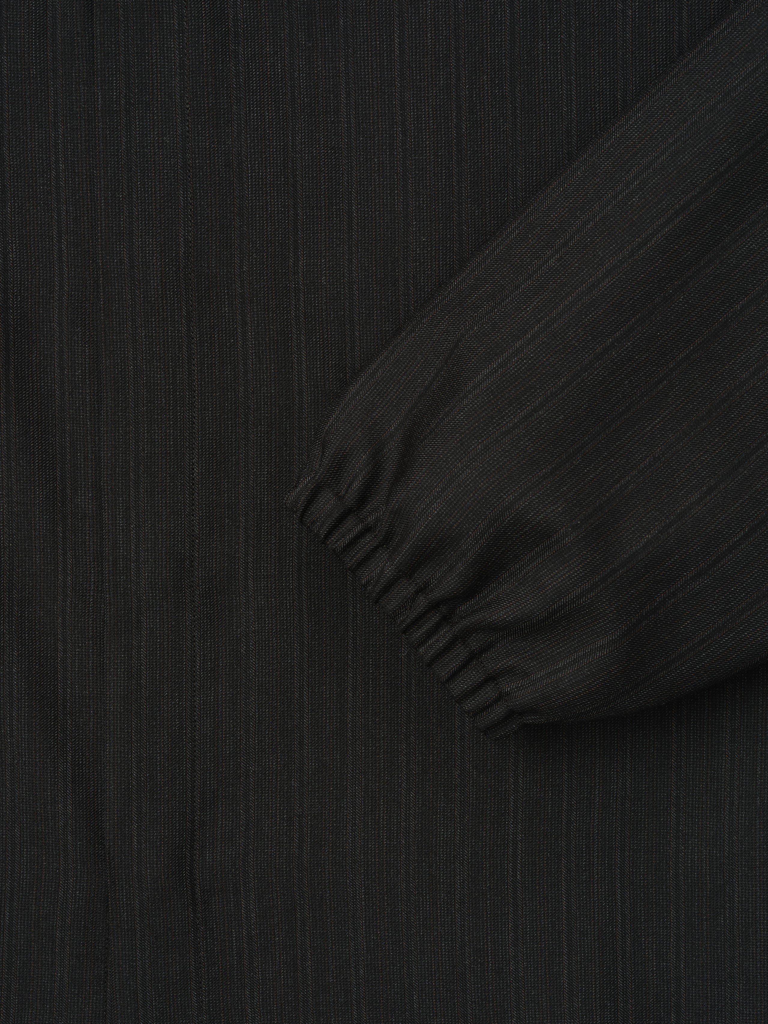 Black Striped Wool Elastic Cuff Shirt – Fear of God