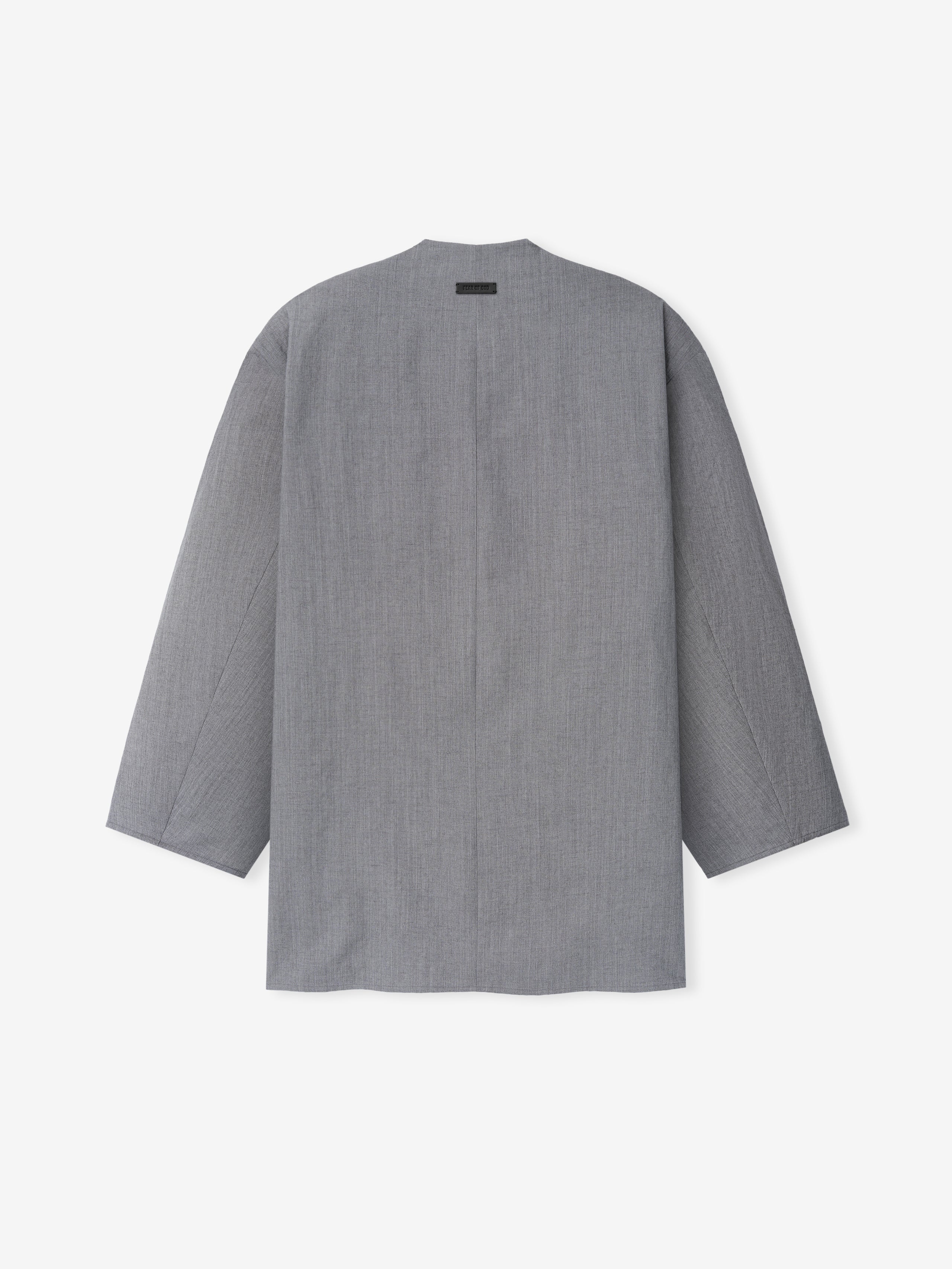 Wool Linen Collarless Sport Jacket – Fear of God