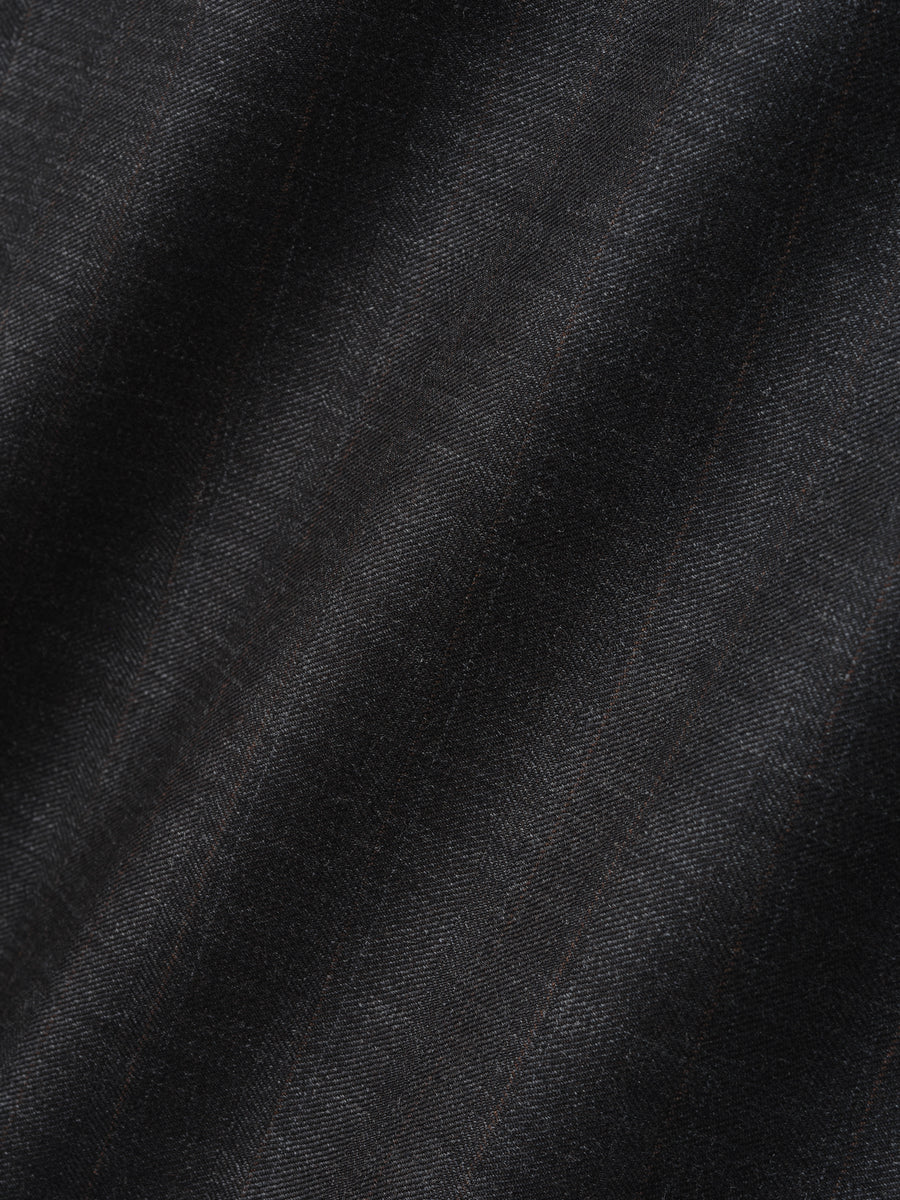 Collarless Sport Jacket Grey Striped / XS view 5