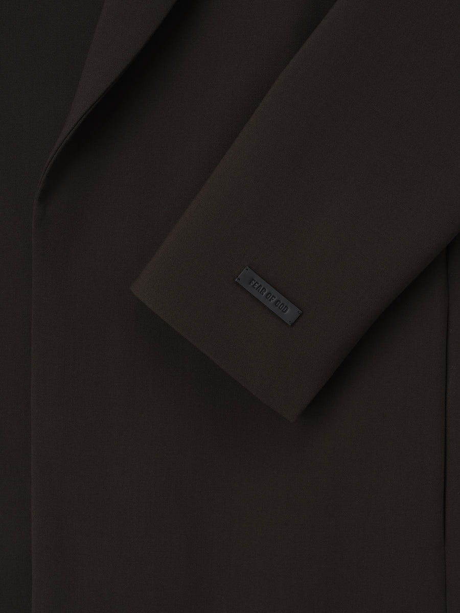 Double Weave Wool Crewneck Jacket Brown / 48 view 6