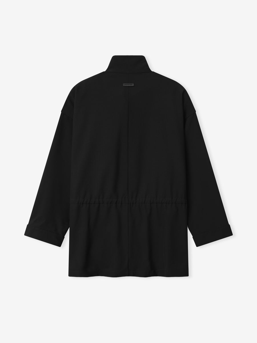 Wool Ripstop Parka Black / XS view 4