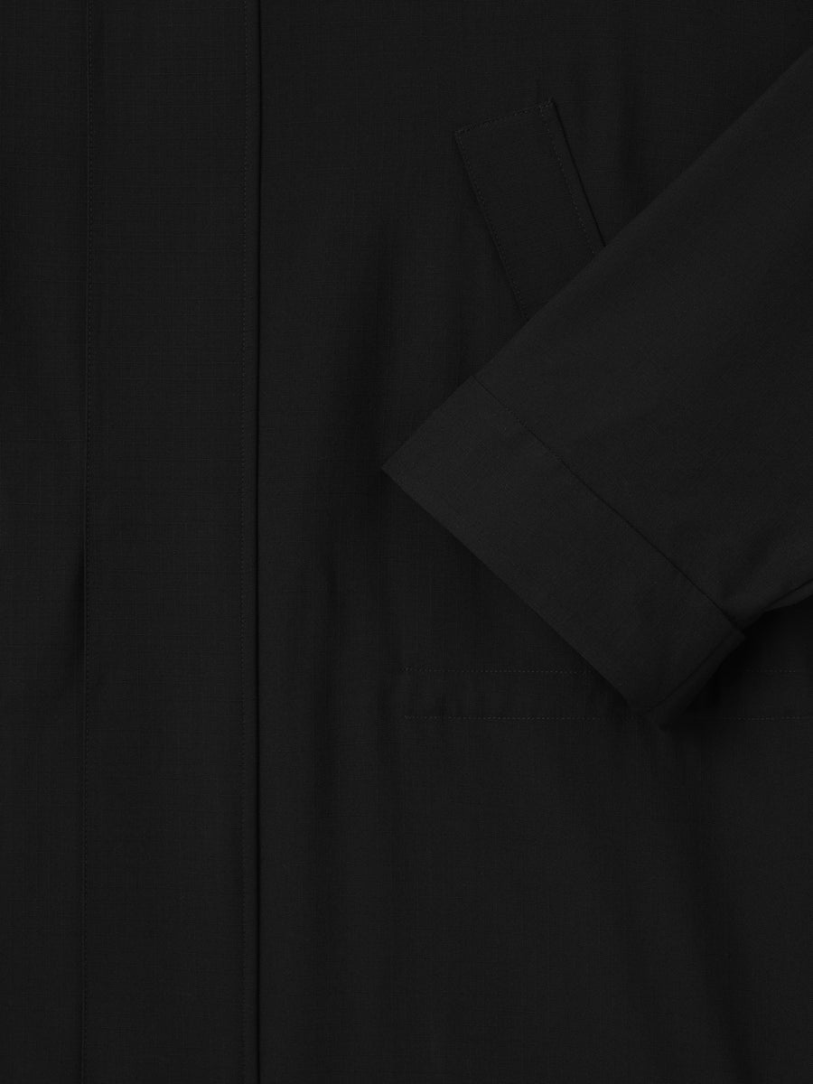 Wool Ripstop Parka Black / XS view 5