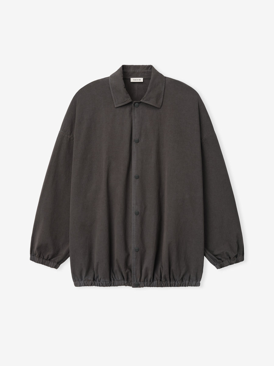 Garment Dyed Cotton Windbreaker Dark Grey / XS view 4