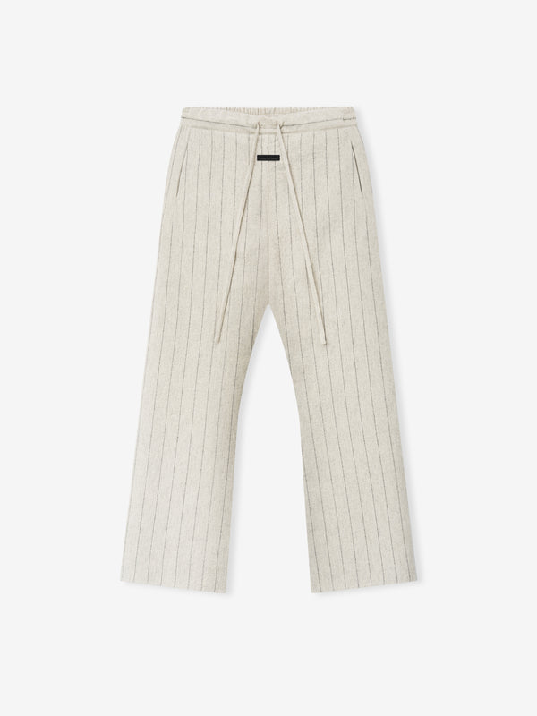 Double Face Wool Baseball Flared Pants view 2