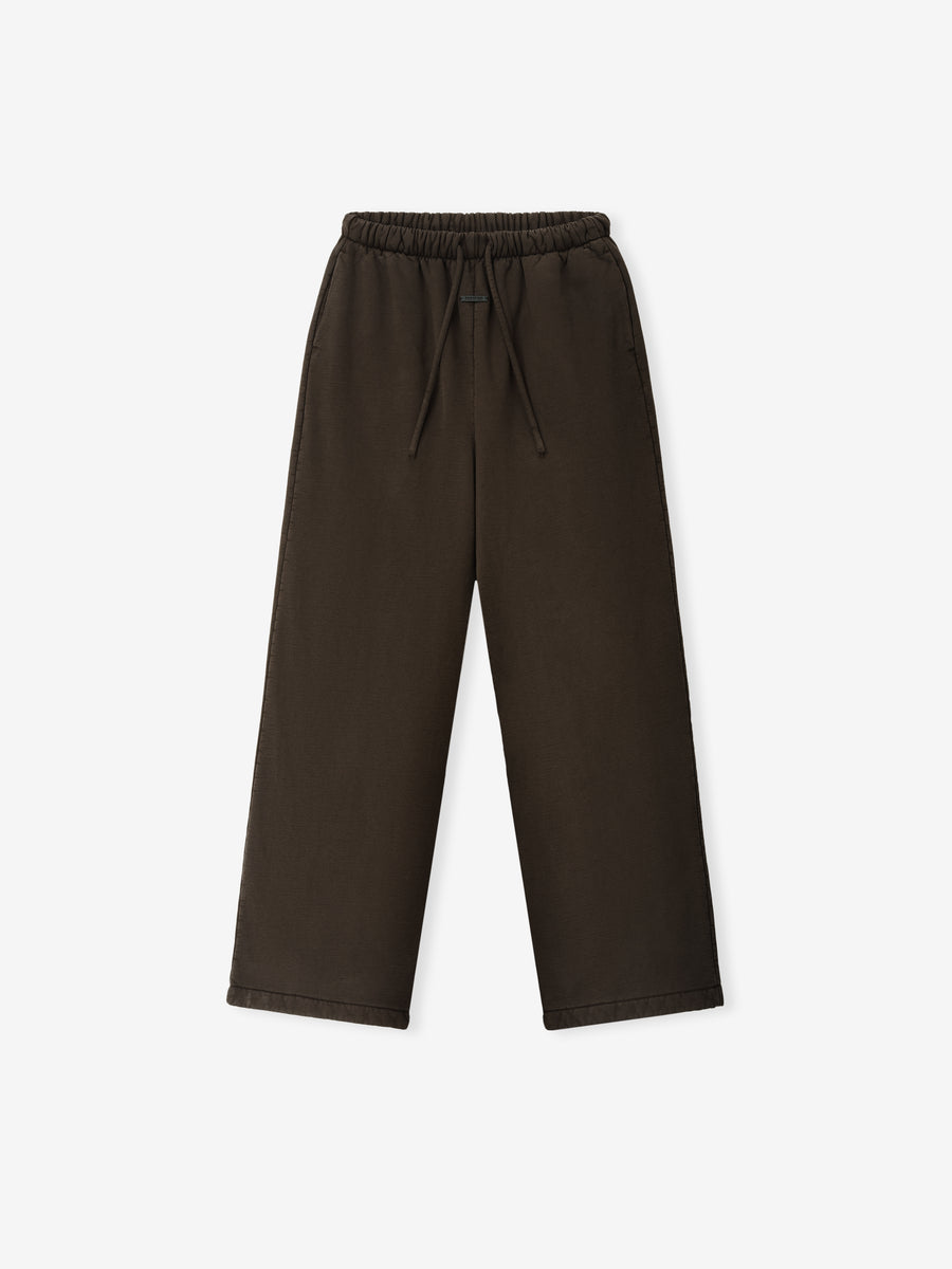 Womens Sunfaded Wide Leg Sweatpant Dark Brown / XS view 1