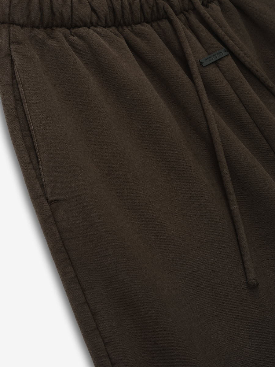 Womens Sunfaded Wide Leg Sweatpant Dark Brown / XS view 3