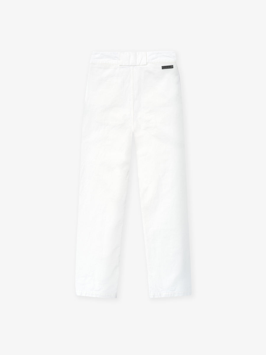 Womens Cotton Twill Utility Pant White / 24 view 5