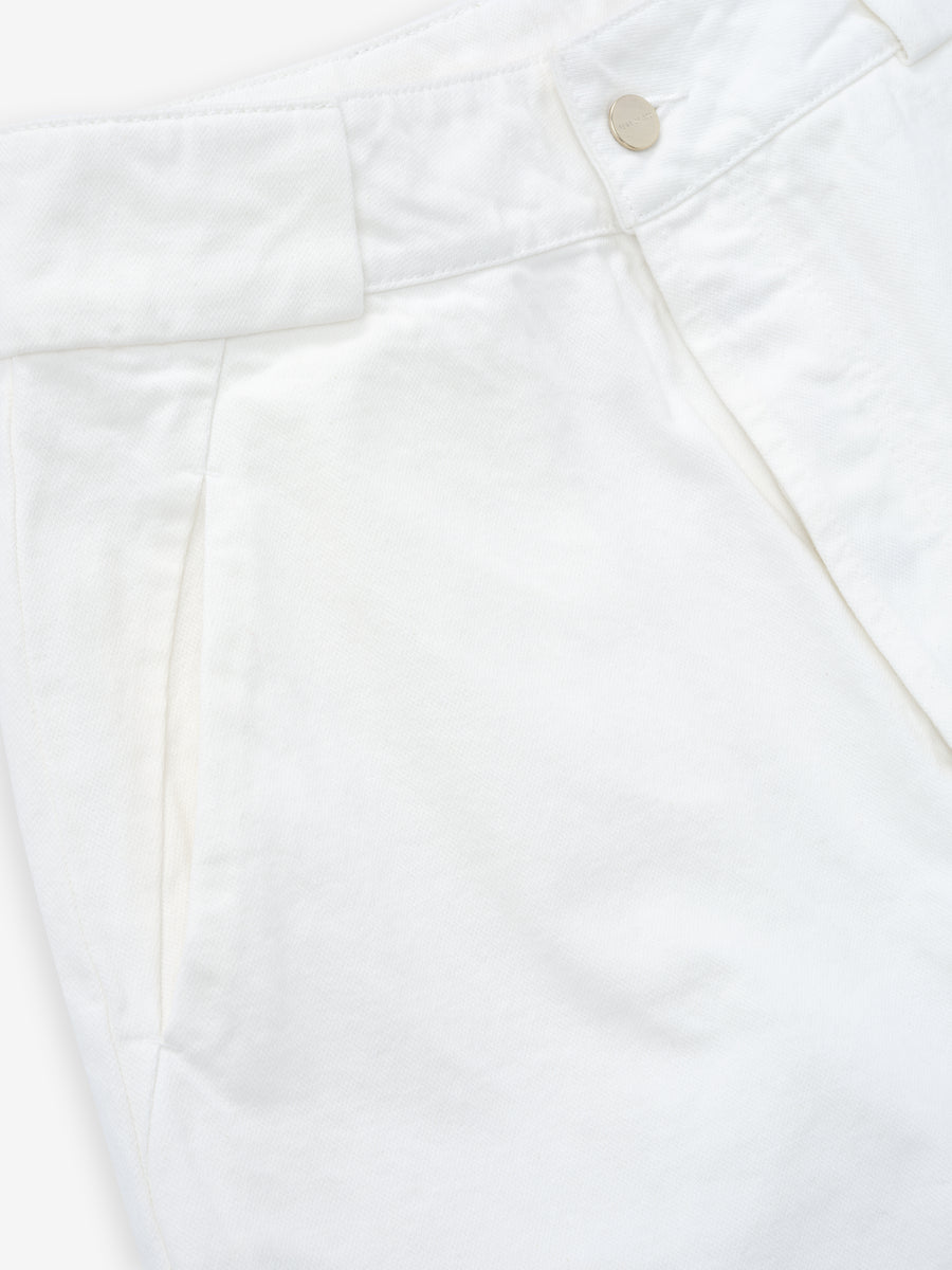 Womens Cotton Twill Utility Pant White / 24 view 6