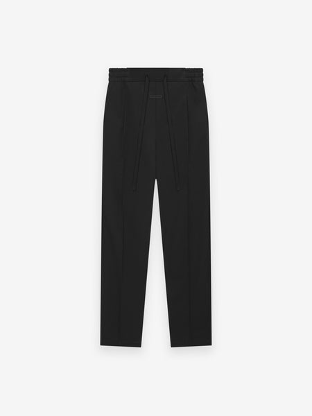 Heavy Twill Drawstring Wide Leg Pant