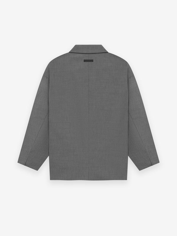 Wool Gabardine Classic Blazer