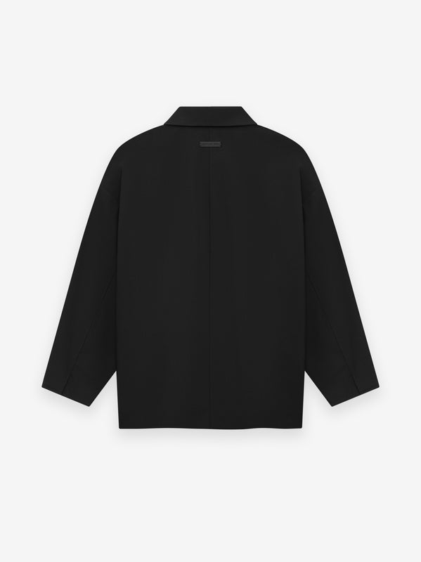 Wool Gabardine Classic Blazer