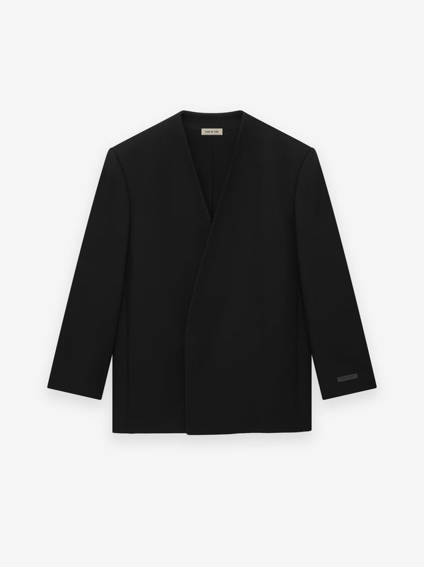 Wool Gabardine Classic Blazer