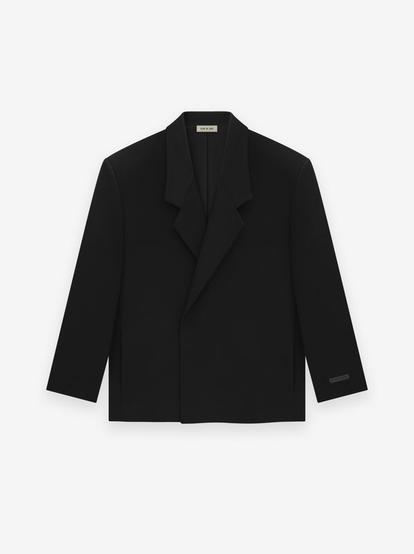 Wool Gabardine Classic Blazer