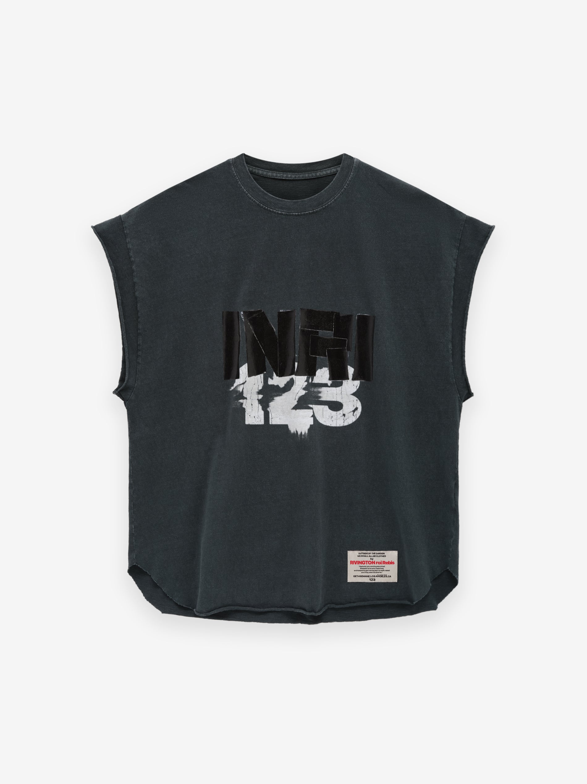 FEAR OF GOD RRR123 INRI Cut Off Tee