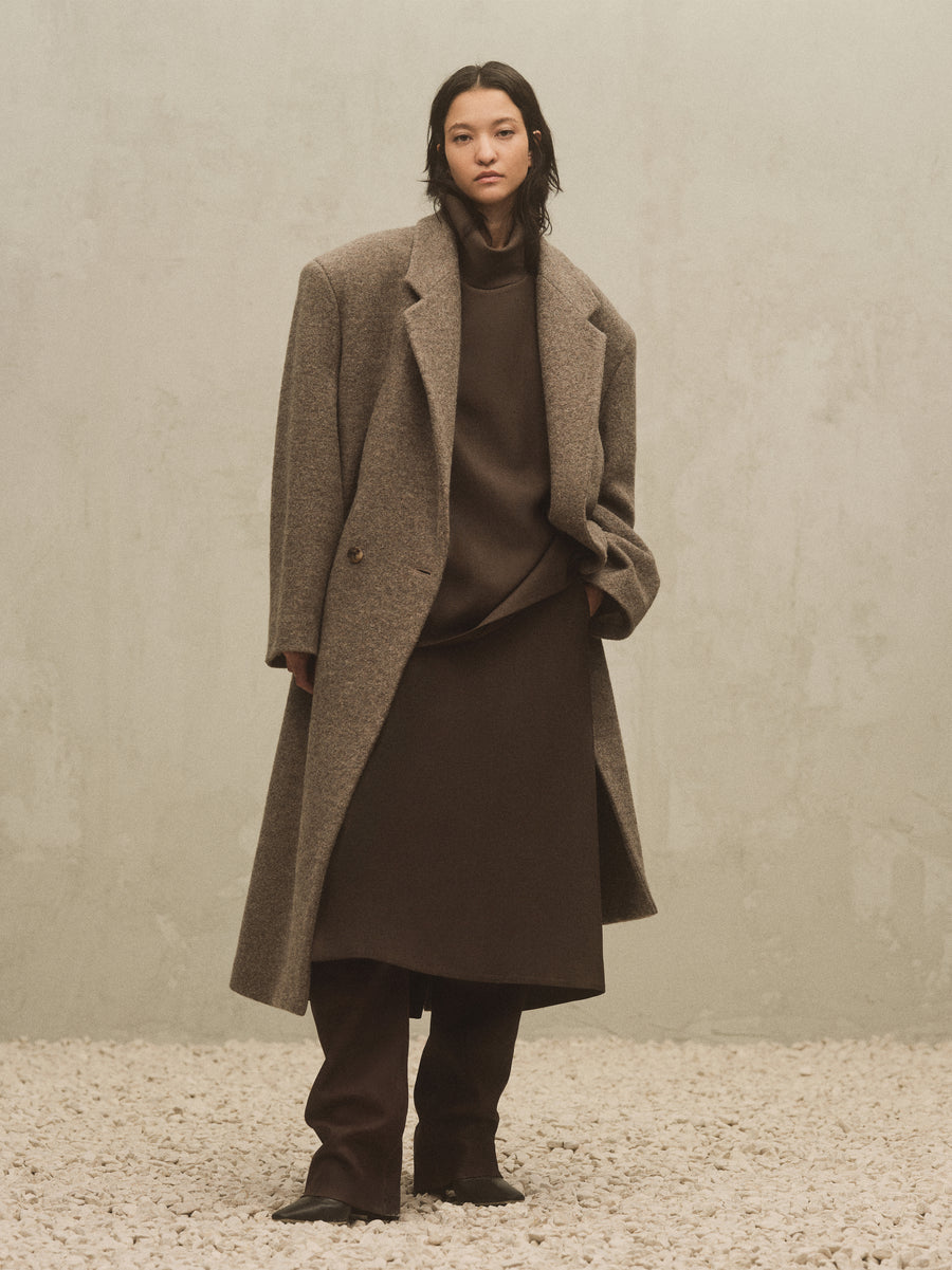 Boiled Wool Relaxed Overcoat - Fear of God