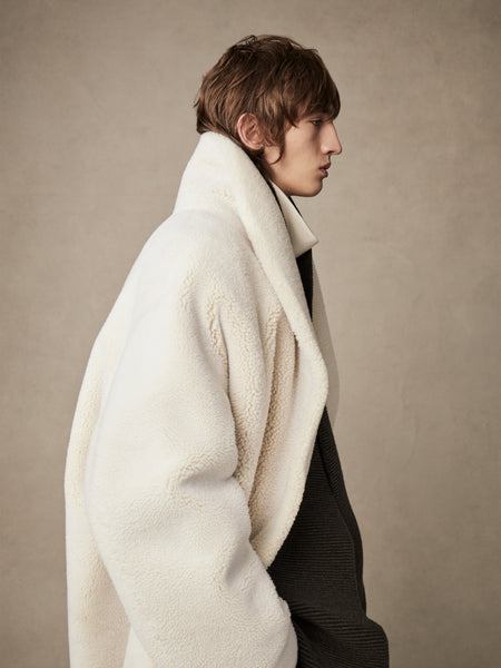 Sherpa Shawl Collar Jacket