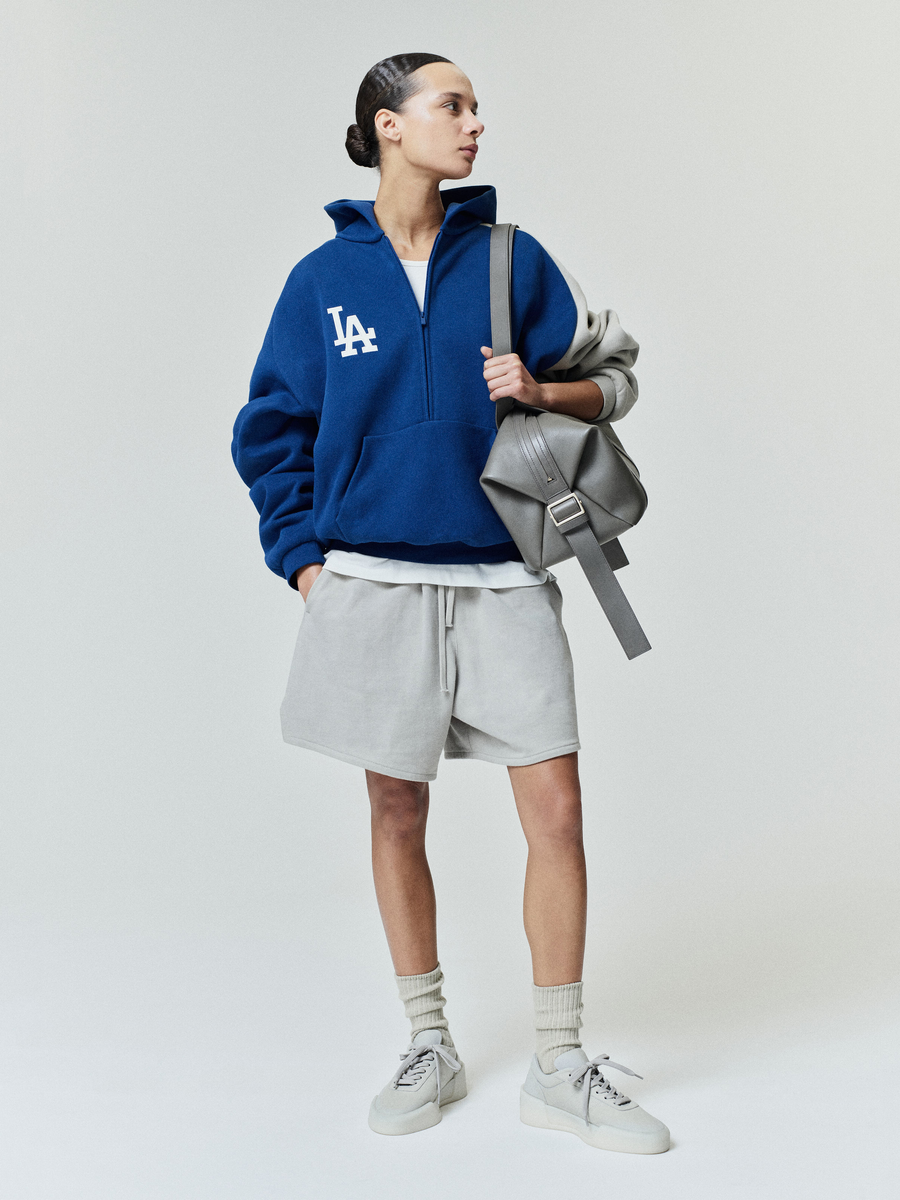 Dodgers Raglan Half Zip Sport Hoodie Estate Blue/ Seal / XS view 8