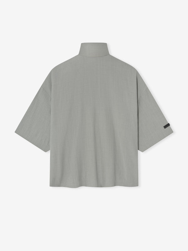 Cotton Wool Highneck Shirt