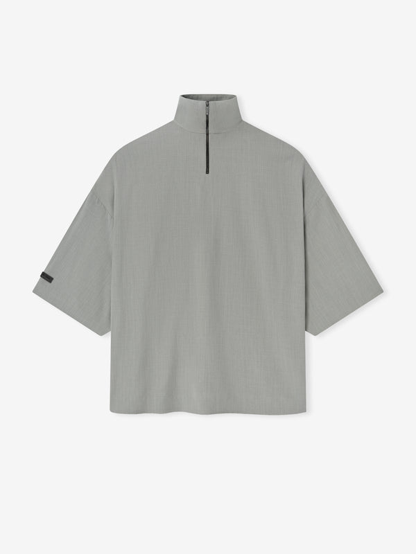 Cotton Wool Highneck Shirt