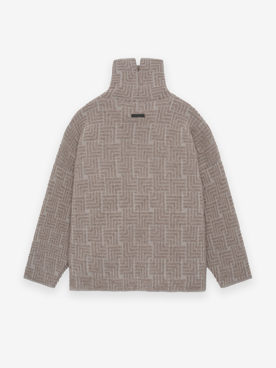 Wool Jacquard High Neck Sweater - Fear of God