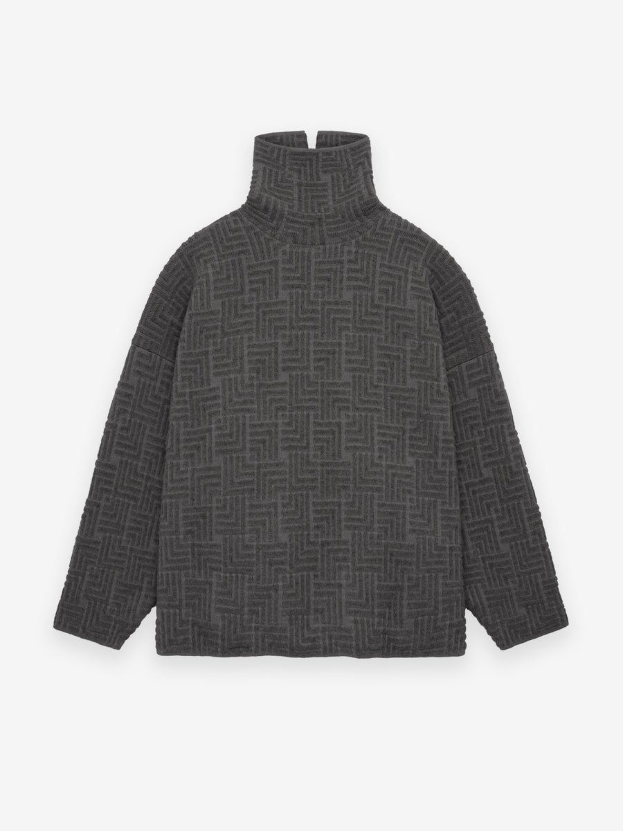 Wool Jacquard High Neck Sweater - Fear of God