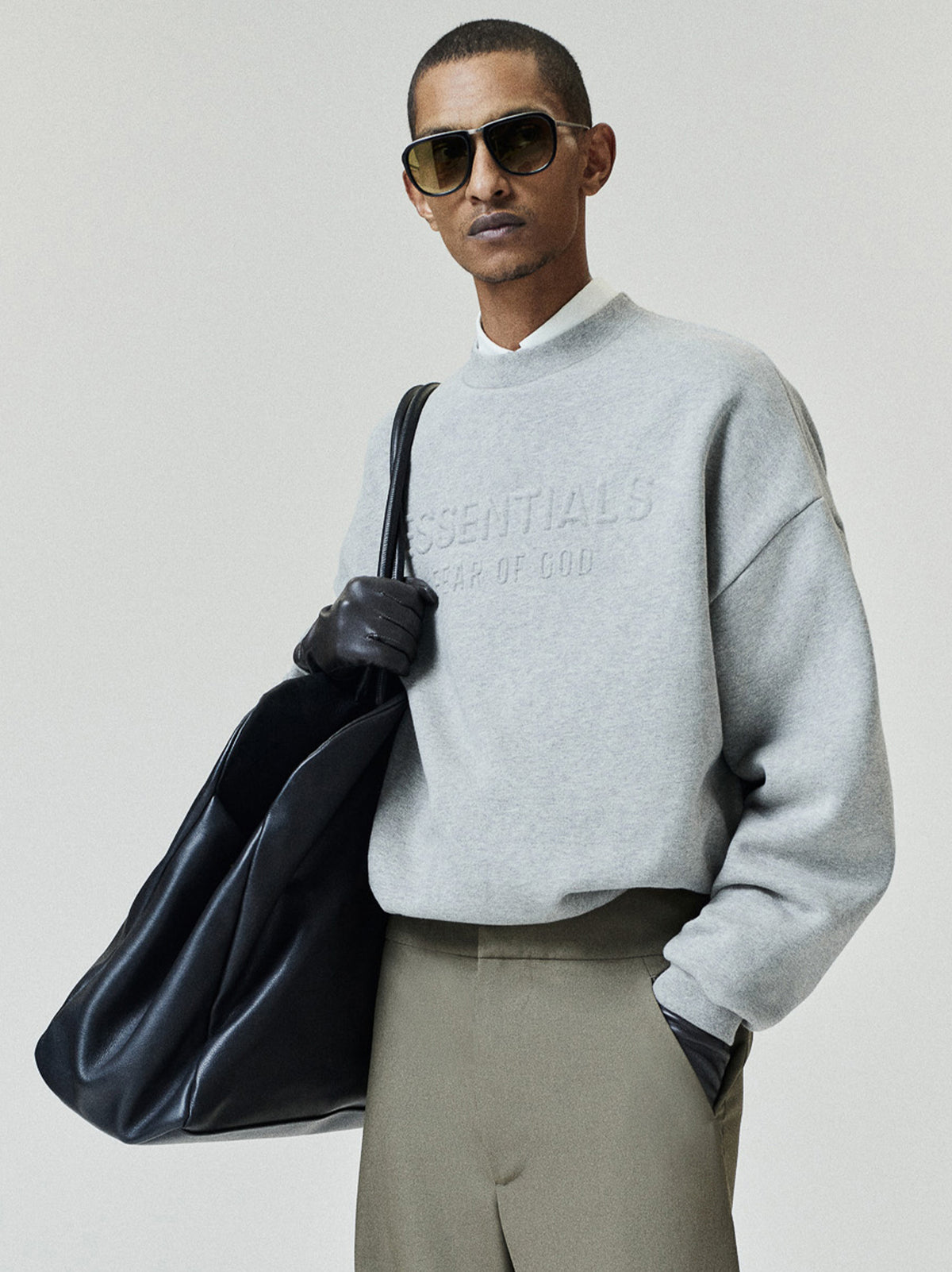 Embossed FW26 90s Relaxed Crewneck