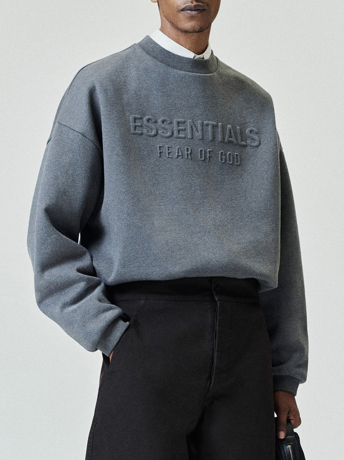 Embossed FW26 90s Relaxed Crewneck