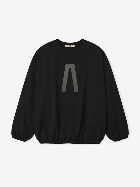 Stretch Woven Crewneck