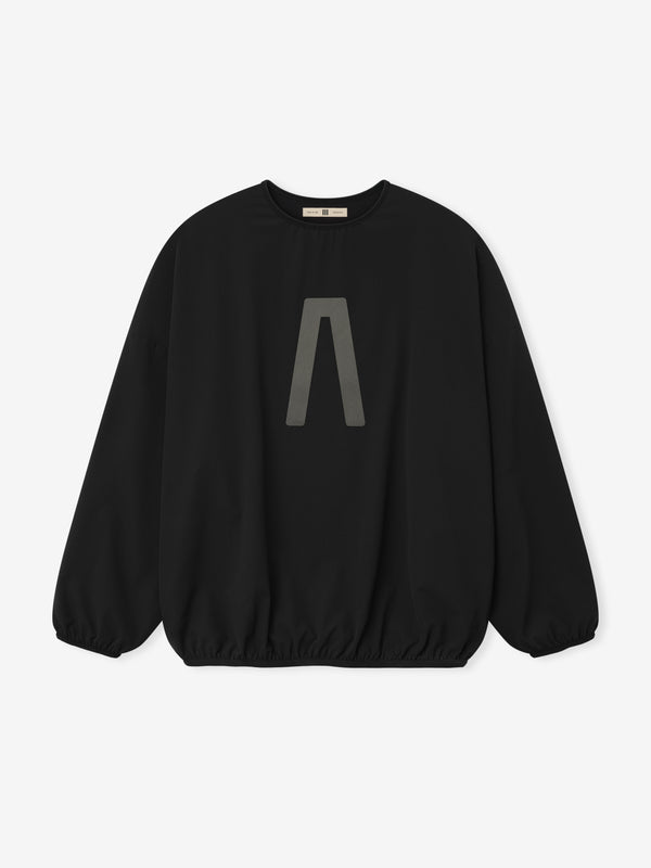 Stretch Woven Crewneck