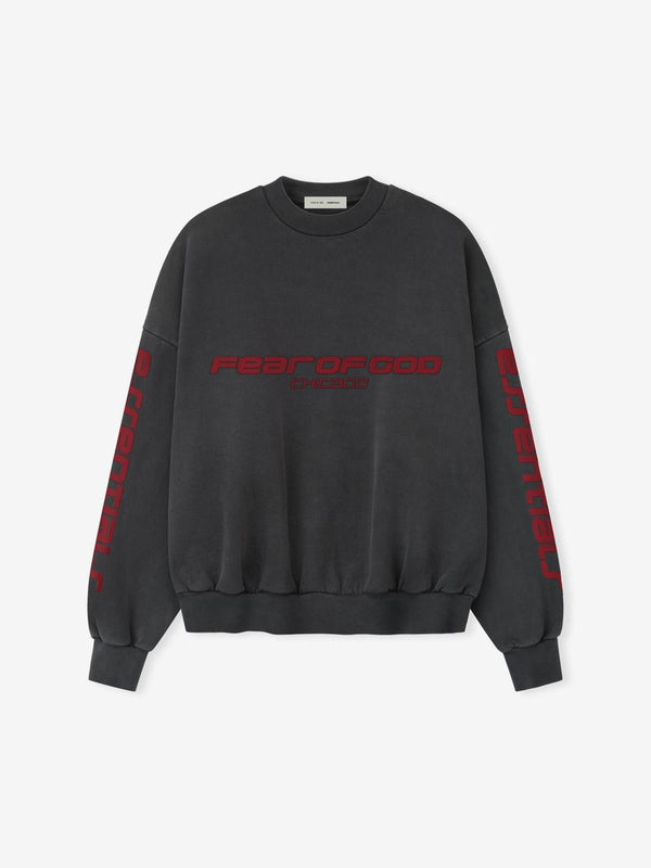 Chicago Heavy Fleece Cropped Sweatshirt