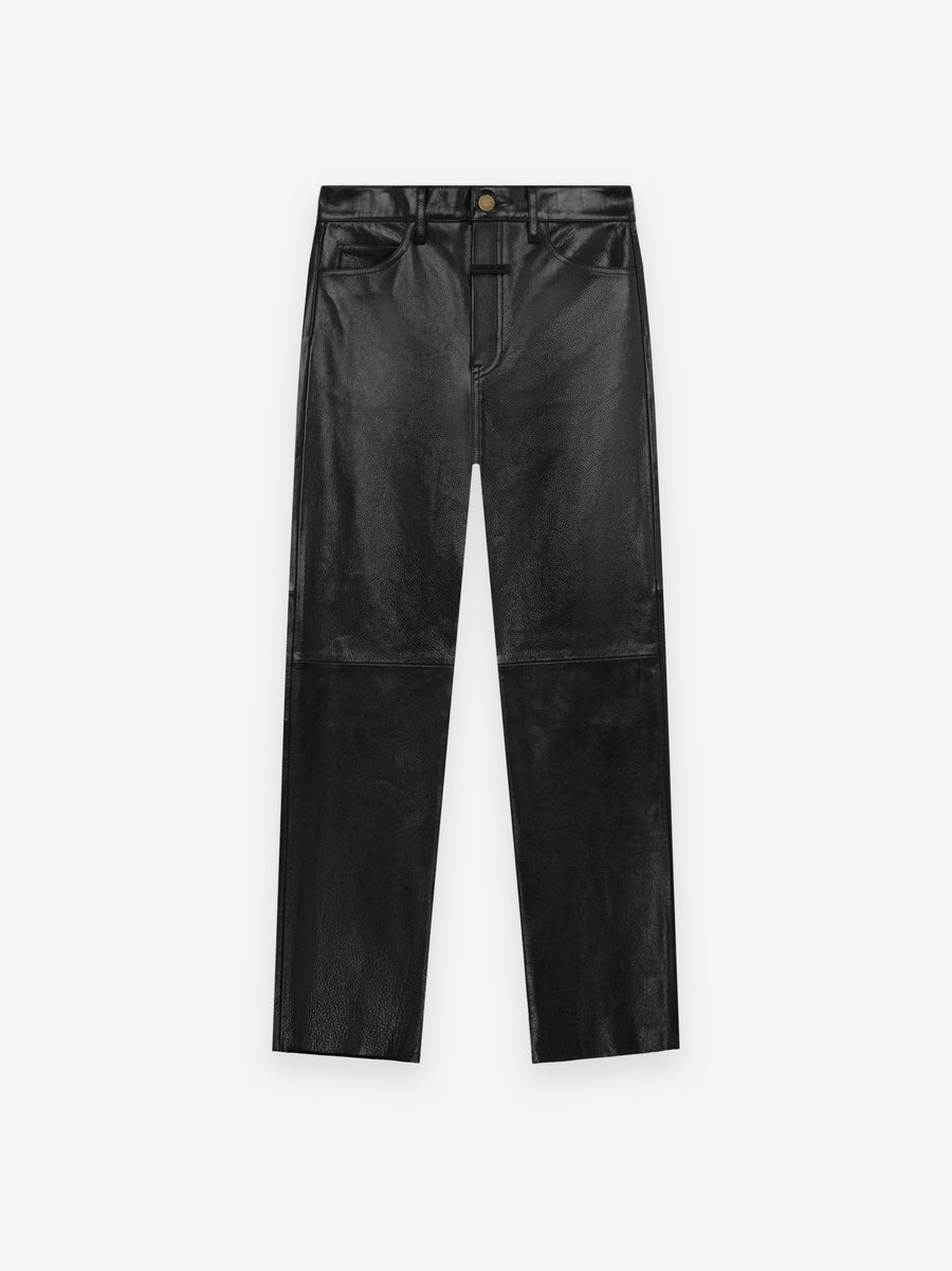 5 pocket leather pants hotsell