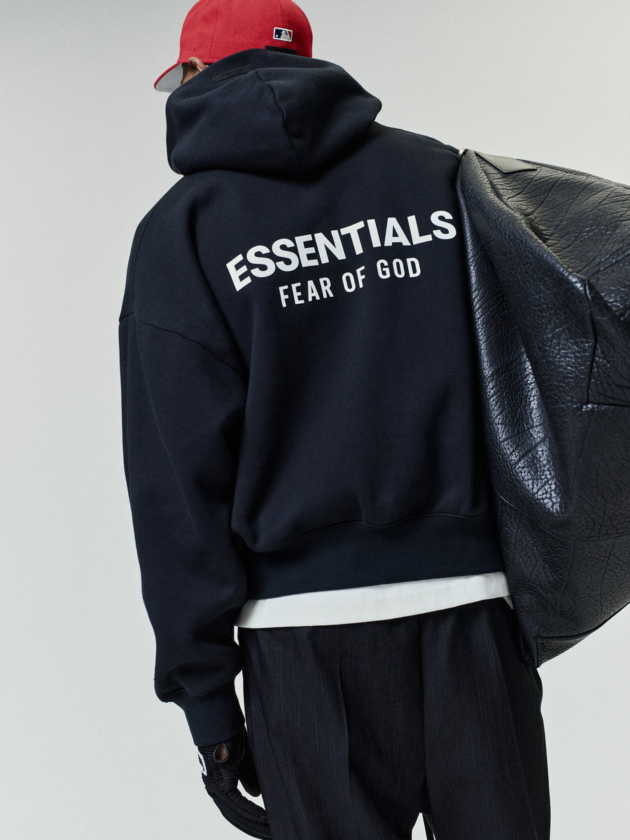 Essentials SS26 Classic Hoodie Vintage Black / XS view 3