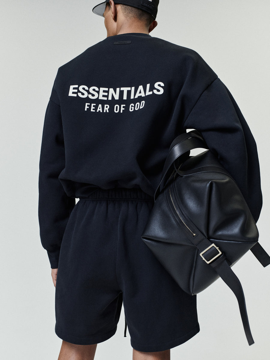 Essentials SS26 Classic Crewneck Sweatshirt Vintage Black / XS view 2