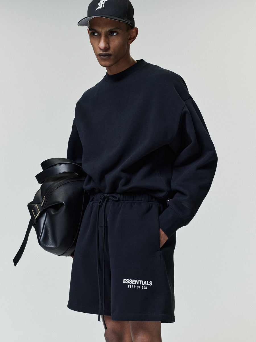 Essentials SS26 Classic Crewneck Sweatshirt Vintage Black / XS view 3