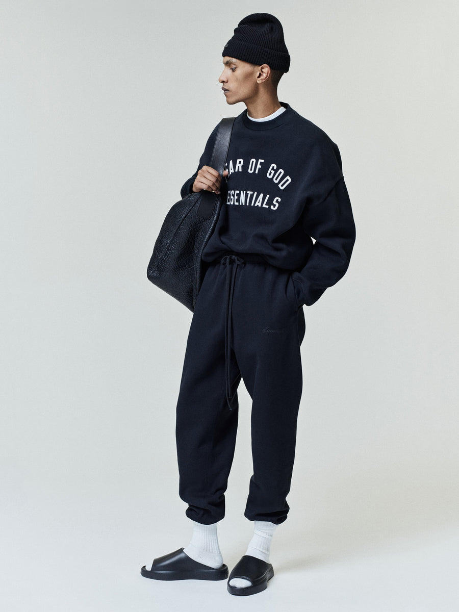 Varsity 90s Crewneck Sweatshirt Vintage Black / XS view 1