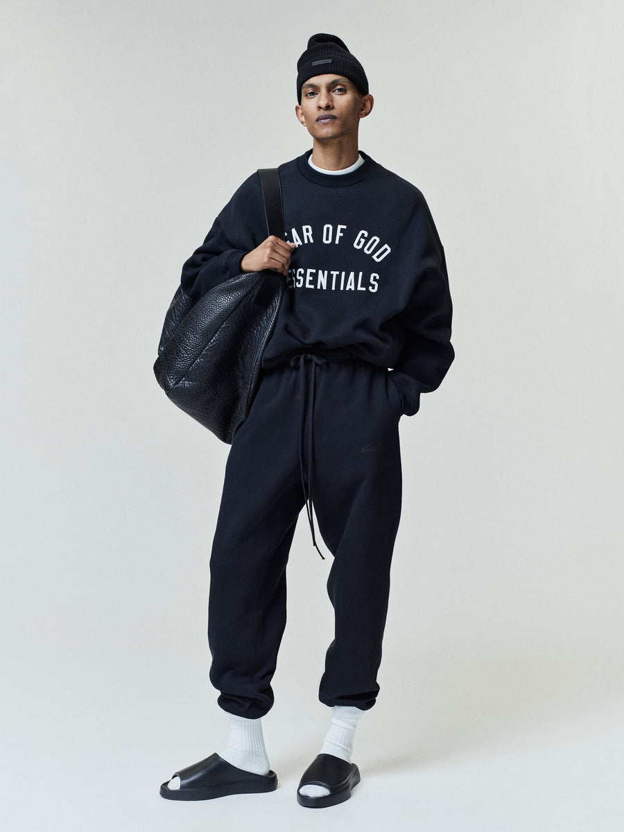 Varsity 90s Crewneck Sweatshirt Vintage Black / XS view 2