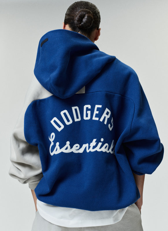 Dodgers Raglan Half Zip Sport Hoodie view 1