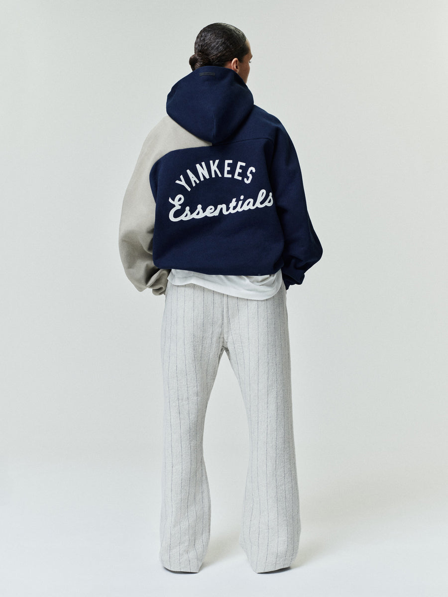 Yankees Raglan Half Zip Sport Hoodie Dark Sapphire/ Overland / XS view 8