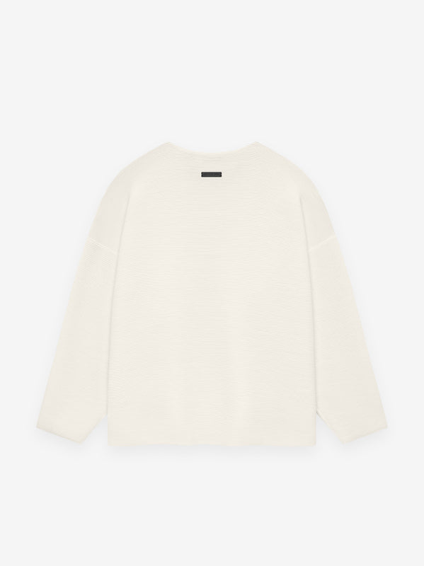 Wool Jacquard High Neck Sweater