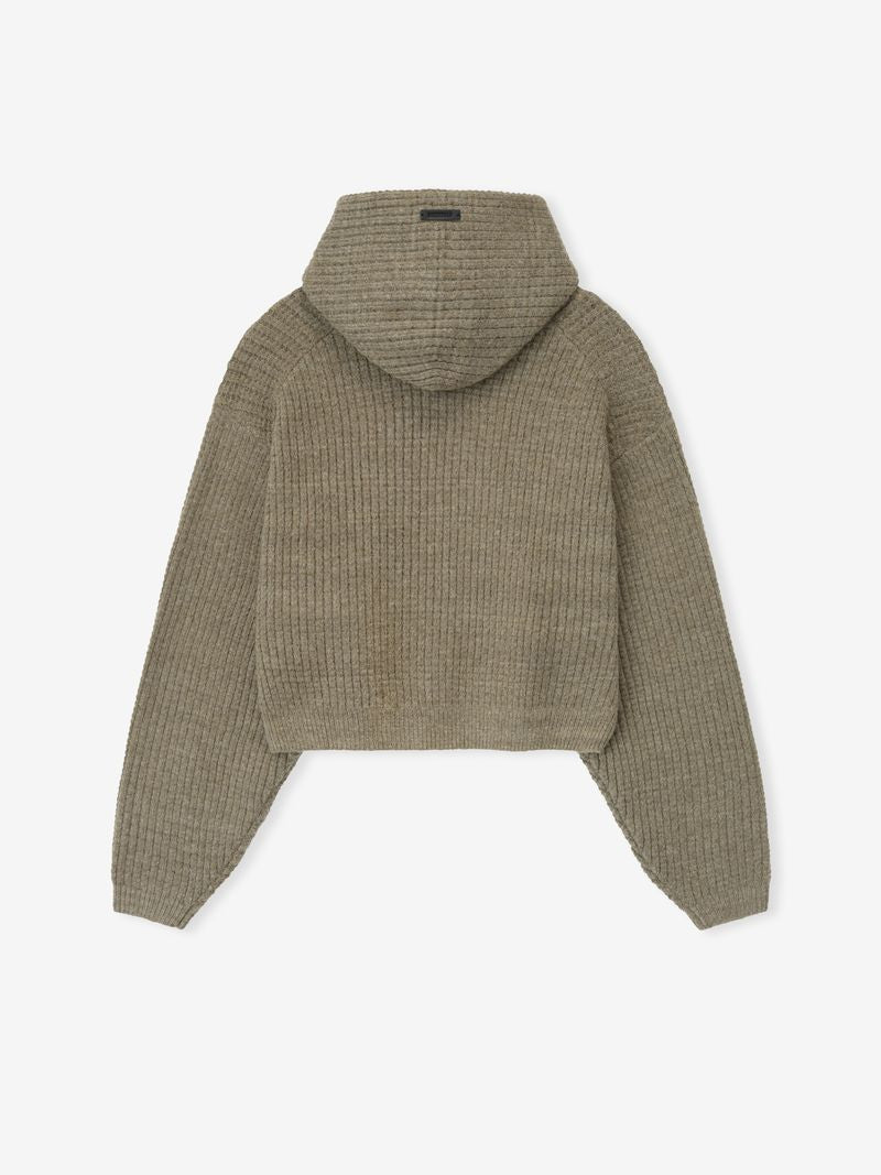 Womens Heavy Waffle 90's Hoodie